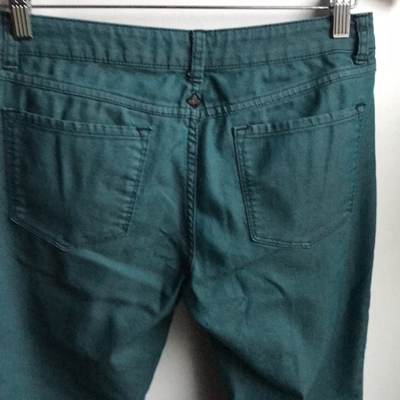 Prana Teal green/blue jeans size 4 - Picture 5 of 6